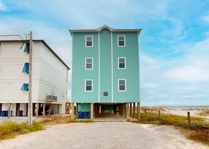Holiday home Three Story Beachfront With Private Pool Porch And Boardwalk To Gulf Coast