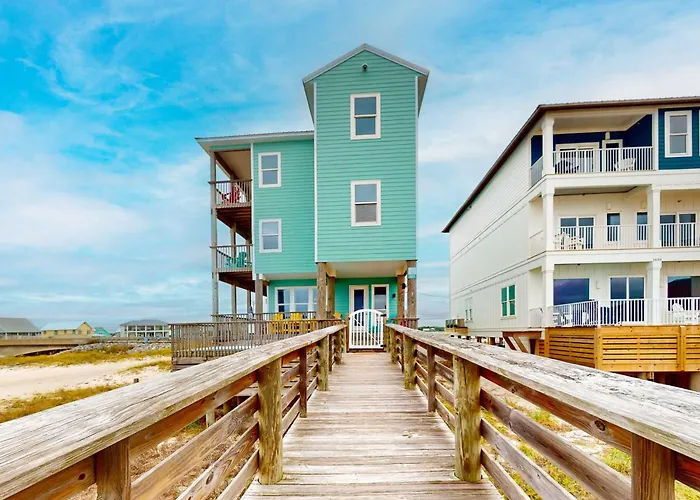 Three Story Beachfront With Private Pool Porch And Boardwalk To Gulf Coast *